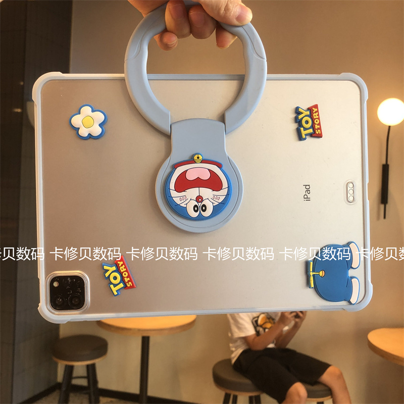 卡通手提360旋转亚克力适用华为MatePad11.5S保护套air12平板SE11寸防弯10.4磨砂Pro12.2卡通后壳metapad防摔