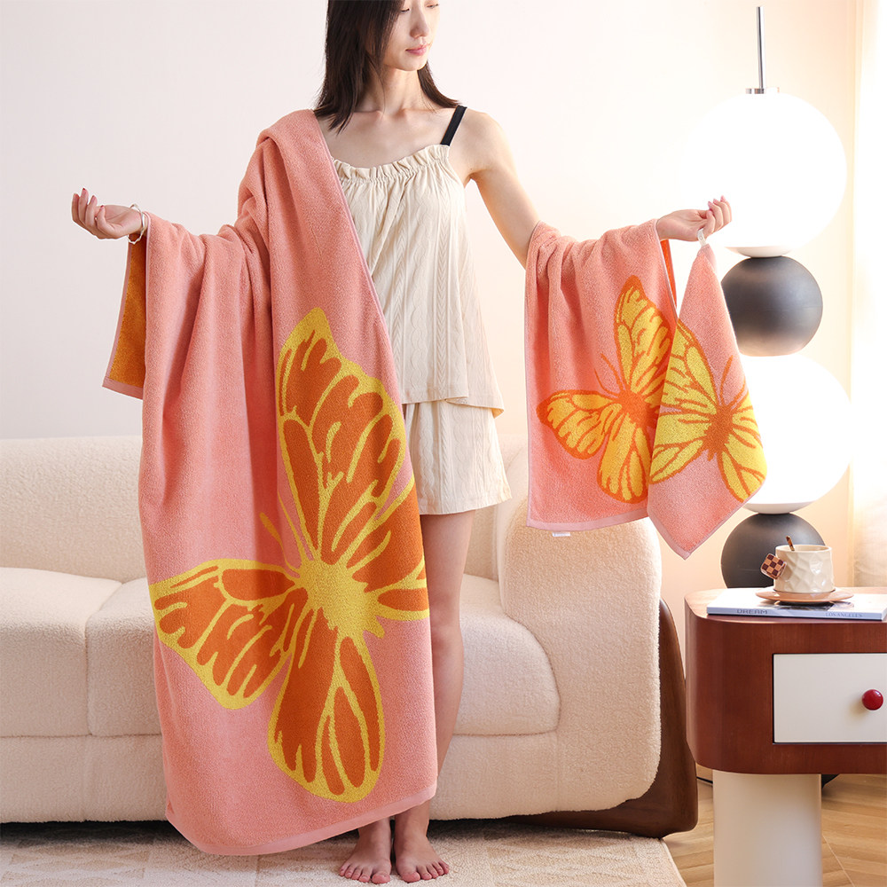 纯棉浴巾三件套成人家用大毛巾柔软亲肤吸水速干不掉毛全棉洗澡巾,居家布艺,浴巾,淘宝优惠券,粉丝福利购,淘宝优惠卷