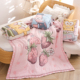 十层海绵宝宝A类全棉儿童盖毯厚春秋毛巾被卡通可爱柔软纯棉盖被