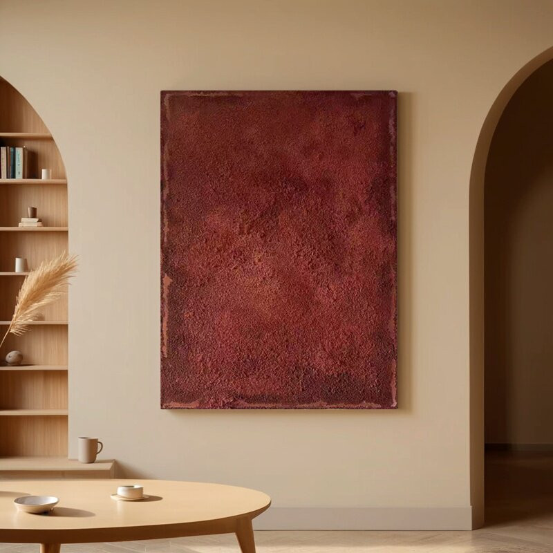 手绘油画极简肌理抽象画北欧客厅油画