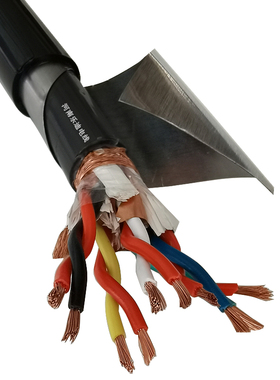 ZC-RVVSP22铠装RS485电缆ASTP-120Ω5*2*1.5mm铜网屏蔽双绞线 stp