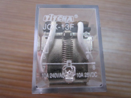 TiTCHA巨人 JQX-13F 小型中间继电器直流220V 48V 36V 24V 12V 6V