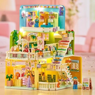 2025新款女孩系列房子别墅积木城堡小屋适用乐高拼装玩具益智礼物