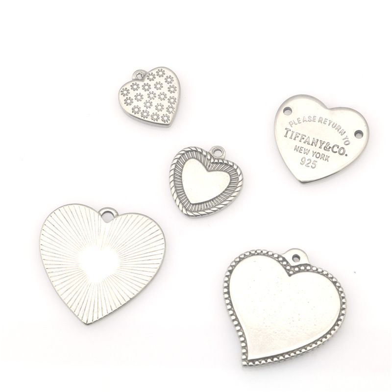 不锈钢爱心图案心形吊坠坠子时尚朋克搭配DIY吊坠饰品配件,饰品/流行首饰/时尚饰品新,其他DIY饰品配件,淘宝优惠券,粉丝福利购,淘宝优惠卷