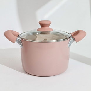 加深款 陶瓷不粘汤锅不粘锅小 22cm