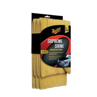 Meguiars X2020 Microfiber Towels 美光金亮超细纤维毛巾 3条装