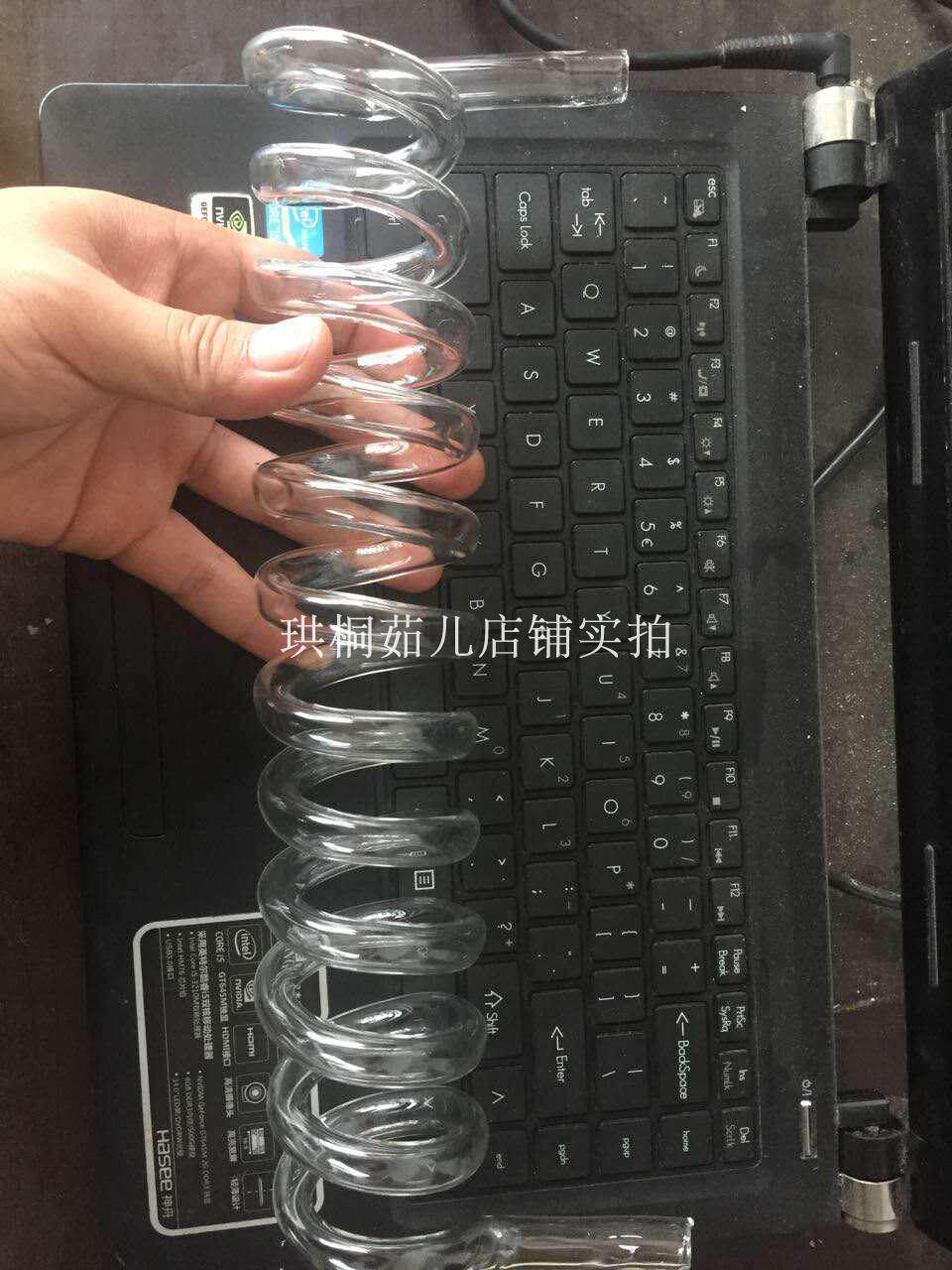 现货化学实验器材加工螺旋冷凝管蛇冰滴配件蛇形管玻璃管大学科研