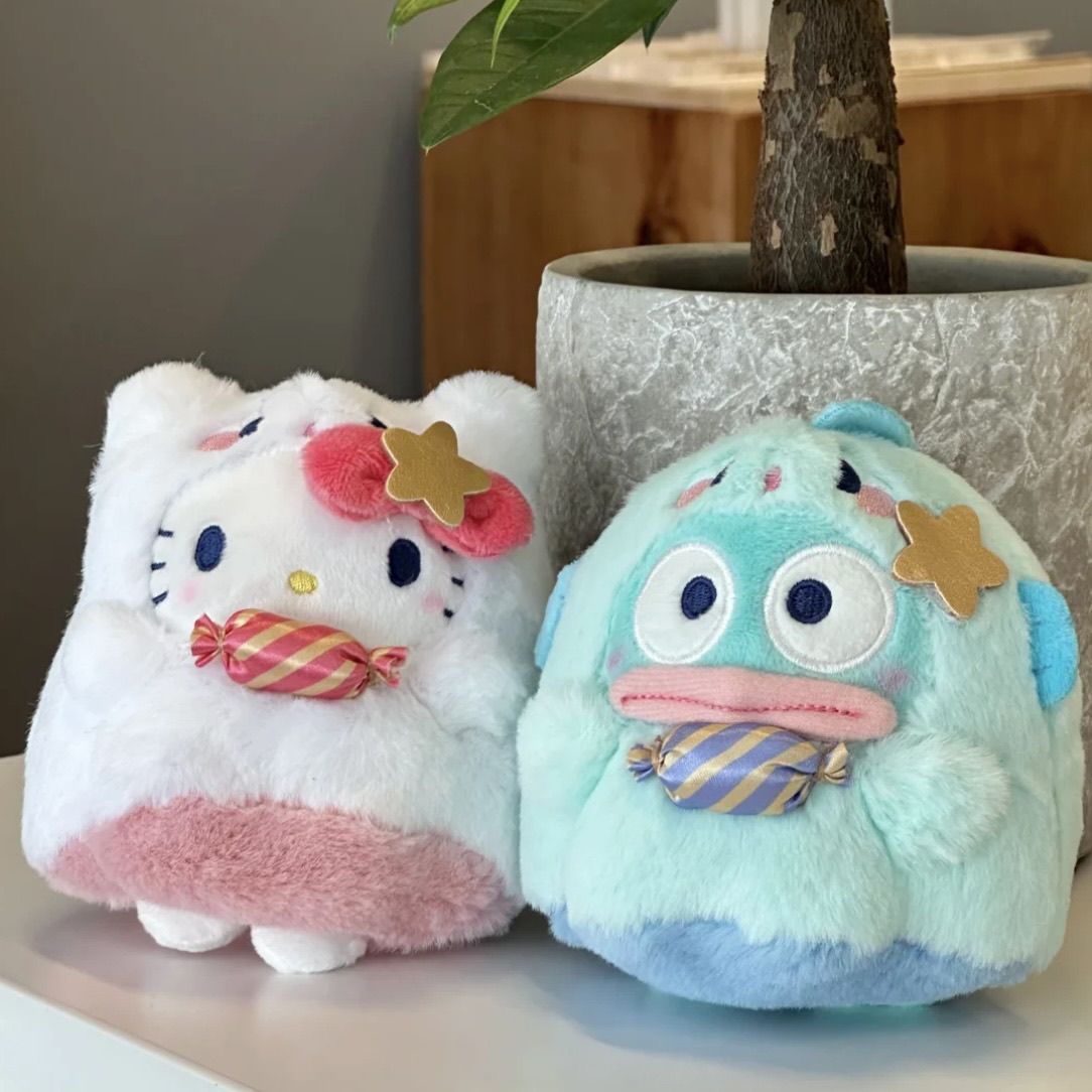 日本HelloKitty糖果包挂件凯蒂猫万圣节幽灵卡通玩偶挂饰丑鱼钥匙