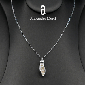 重工法金好事花生天然珍珠百搭项链 AD25S122616