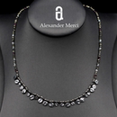 绝美希腊专柜订单复古手工锤痕金币纯天然镀银项链 AD25S120923