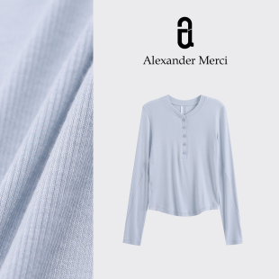 巨好穿 亨利衫 蛋哥强推 Tight紧身长袖 D25T112802 LU家Hold