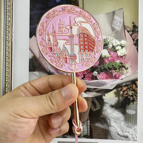 化妆镜上海东方伴手礼旅游纪念品