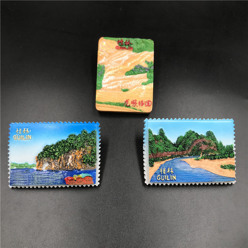 桂林象鼻山旅游纪念树脂冰箱贴创意立体收藏级优质手信满包邮