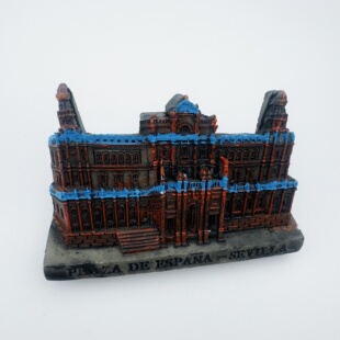 树脂西班牙马德里文创冰箱贴创意旅游纪念品磁吸贴工艺品伴手礼