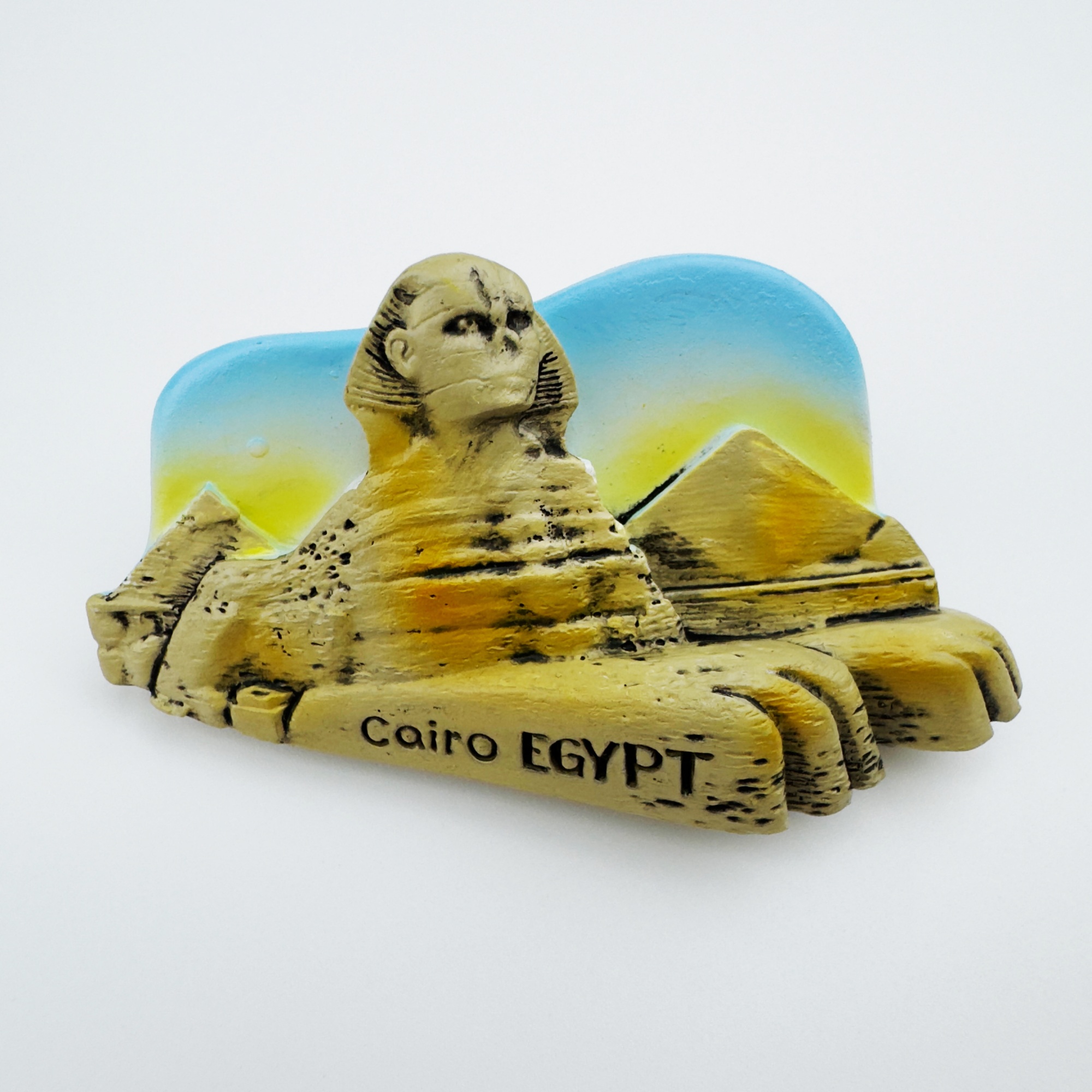 树脂埃及人面狮身文创冰箱贴