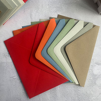 普通信封加厚珠光衬底打印烫金