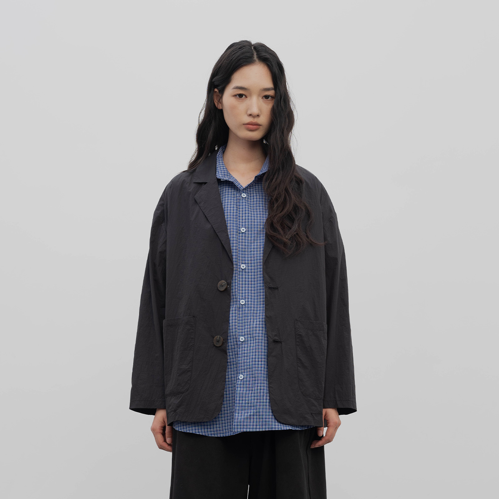 雾撞山野日系复古轻薄透气西装防晒衣男防紫外线户外防晒服UPF50+