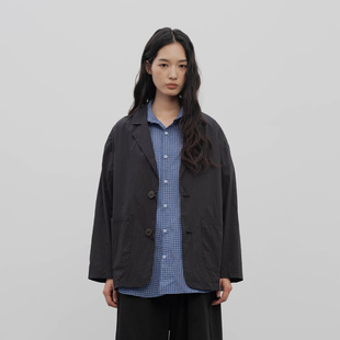 雾撞山野日系复古轻薄透气西装 防晒衣男防紫外线户外防晒服UPF50