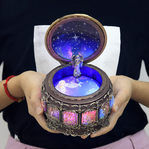 十二星座音乐盒旋转八音盒
