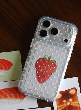 omatl原创白色波点 imd磨砂半透明手机壳 适用于苹果iphone