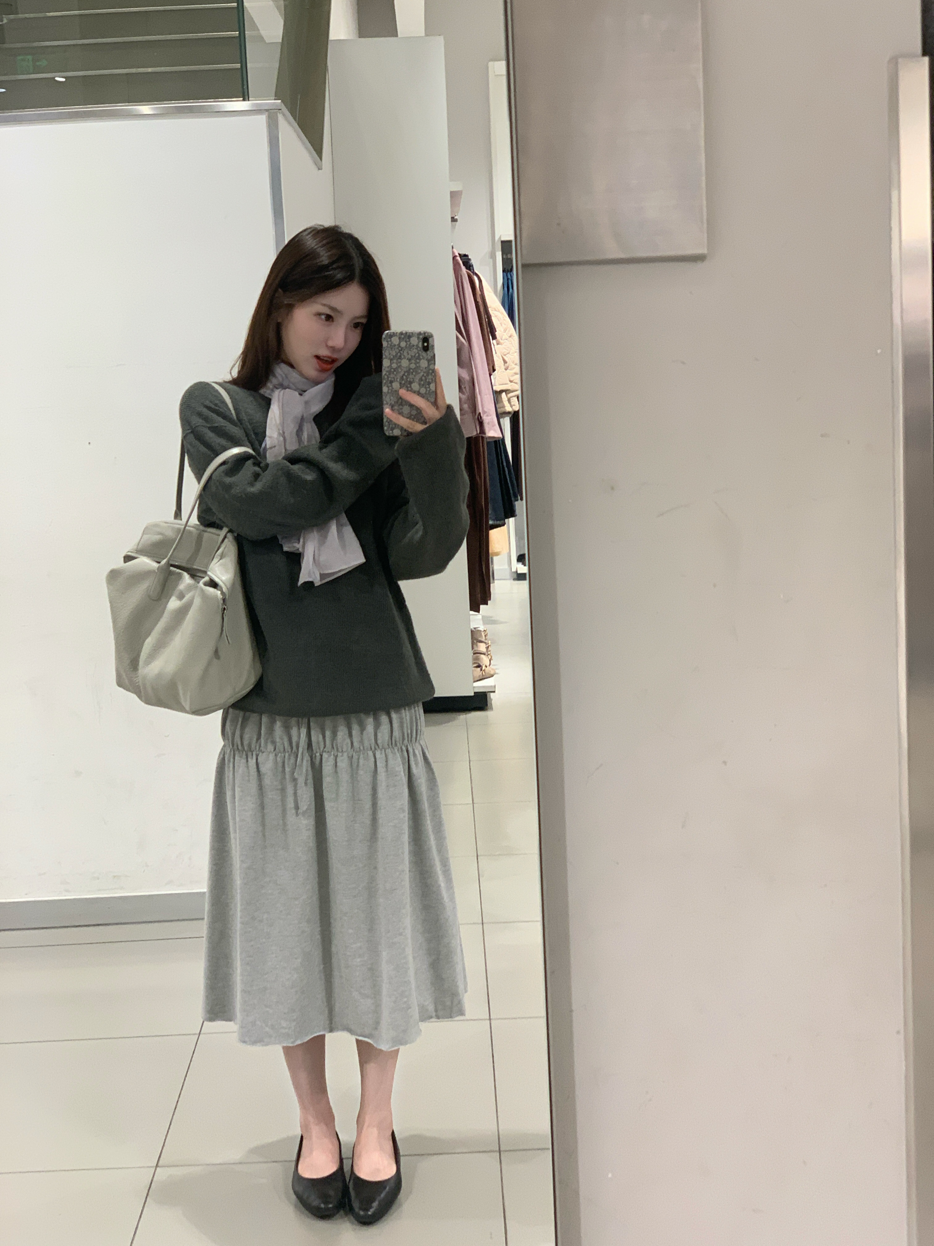 鱼没放 独特的半身裙