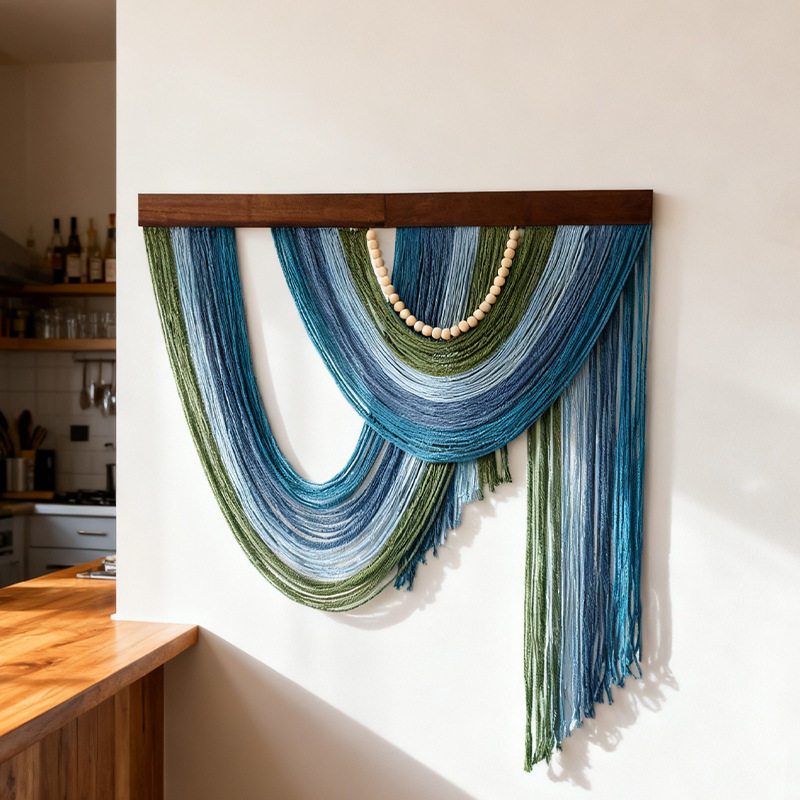 轻奢艺术壁挂饰手工挂毯客厅沙发背景墙装饰民宿床头壁毯波西米亚,居家布艺,挂毯/壁毯,淘宝优惠券,粉丝福利购,淘宝优惠卷