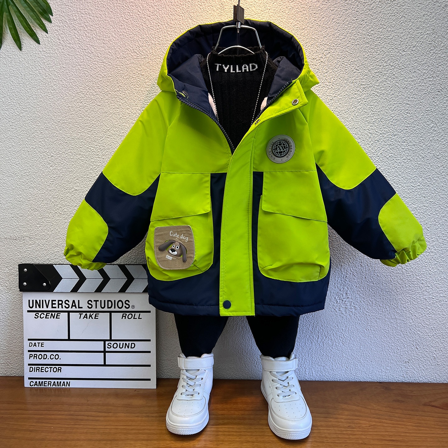 童装男童加绒加厚棉衣外套冬季儿童派克服洋气冬装宝宝衣服冲锋衣