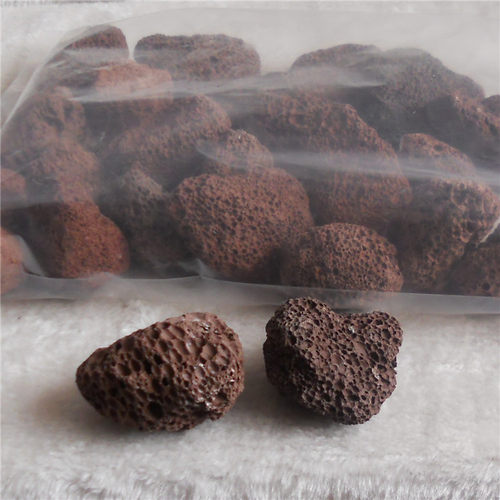 包邮烧烤火山岩石水族过滤材料天然浮石多孔石金鱼池过滤石园林石