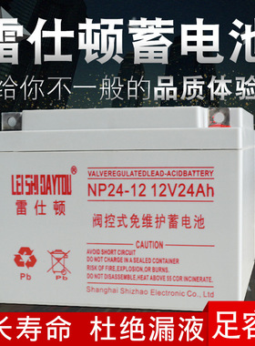 雷仕顿蓄电池12V24AH12V38AH12V65AH12V100AH12V120AHUPS电源续航