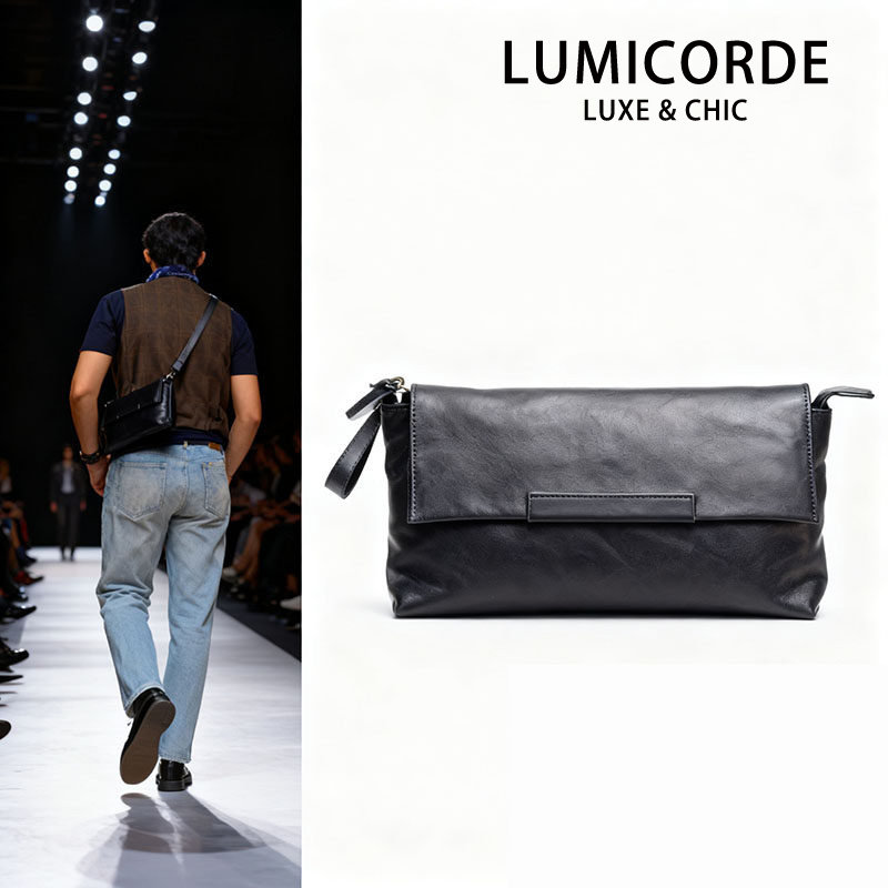 Lumicorde真皮男士斜挎包