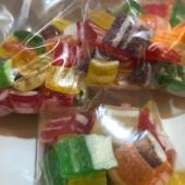 天津特产80后水果糖彩虹糖薄荷糖老式 传统光糖花糖水果块糖250克