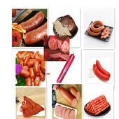 天津特产迎宾二厂火腿酱货红玫瑰拐头粉肠松仁小肚腊肠肉枣肠即食