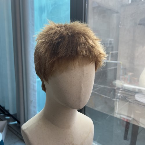 男士欧美金发平头寸头非主流假发