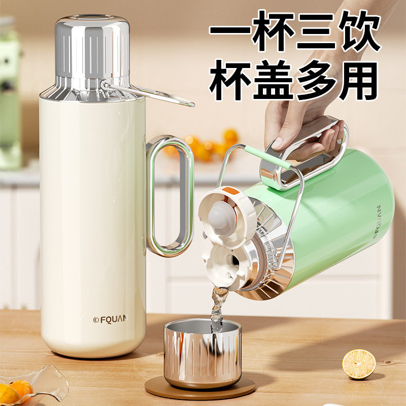 新款316不锈钢保温壶家用老白茶焖茶壶茶水分离泡茶壶暖水壶暖瓶