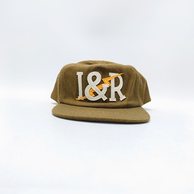 iron & Resin Bolt Hat美加利福尼亚复古品牌羊毛款软顶帽牛皮扣