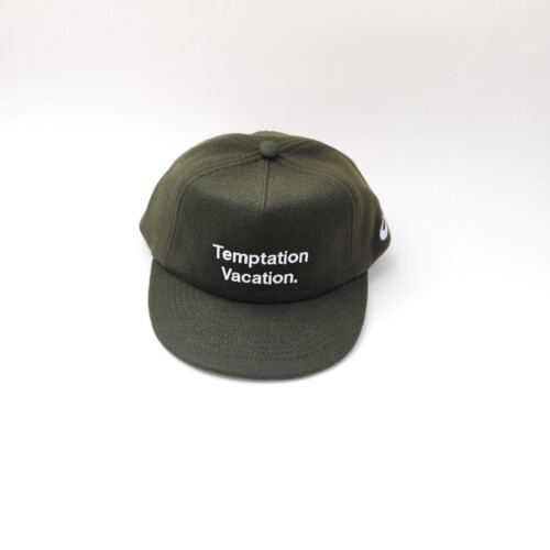 Temptation Vacation × ASICS昆士兰联名款橄榄绿毛呢软顶OG浅顶