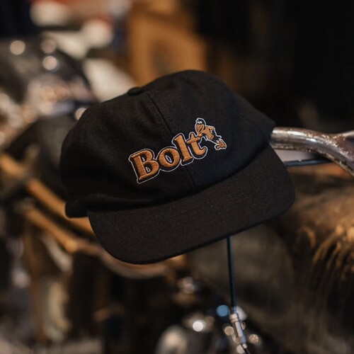 BOLT London Mascot Melton Wool Hat英国伦敦复古机车羊毛呢软顶