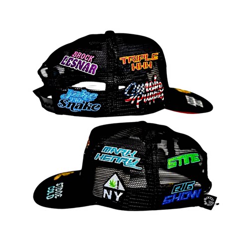 SPWE® Suede Bill Flocked Snap美国潮牌货车帽弯NY 联名摔跤手
