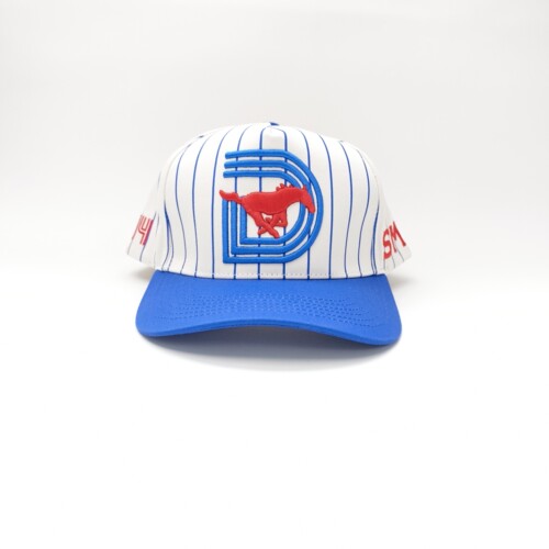 YKIK Dallas SMU TRUCKER HAT美潮牌达拉斯复古条纹马刺绣棒球帽
