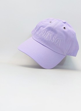 P. Johnson Lilac Tonal Cap 悉尼高端品牌紫色软顶老爹帽棒球帽
