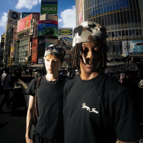 Eden Camo Beanie 日本新宿街头潮牌冷帽伊甸园纯棉针织帽保暖