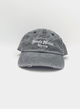 Speed Metal Thrills澳洲冲浪潮牌软顶棒球帽水洗做旧破坏老爹帽