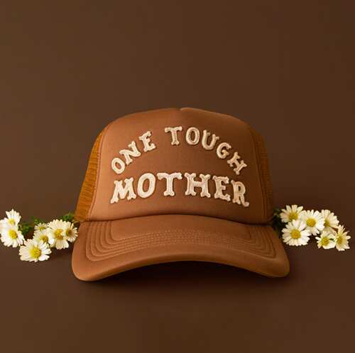 One Tough Mother Trucker Hat坚强的妈妈圣地亚哥美式复古卡车帽