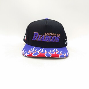 SUNSETHILLS DROP PURPLE SNAPBACK美街头潮牌重工火焰刺绣棒球帽