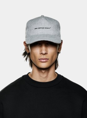 MKI V2 MOHAIR BALL CAP IN GREY 英国街头潮牌羊毛款老爹帽软顶