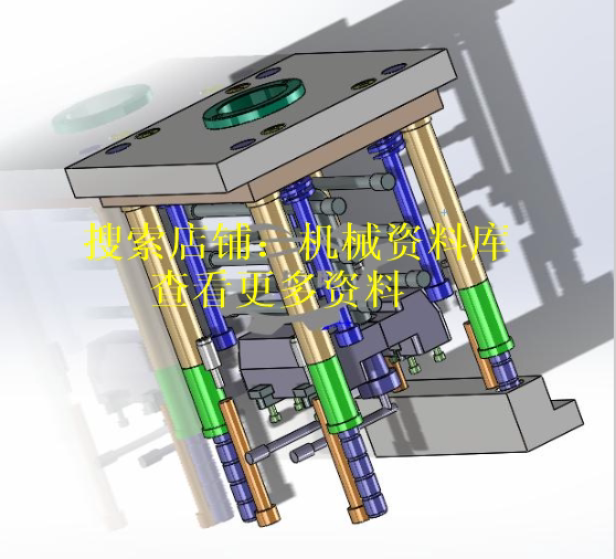 瓶胚注塑模具设计参考资料图纸说明一模二腔点浇口进料注【341】