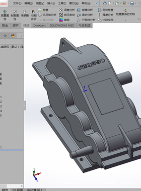ZQ系列减速机器3D零件图图纸SolidWorks2012模型减速箱减速器[618