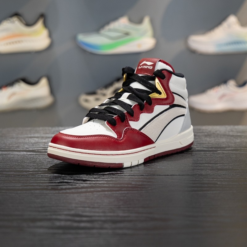 中国李宁惟吾PRO S MID男女同款板鞋2026新款中帮滑板鞋AEPW001,运动鞋new,板鞋,淘宝优惠券,粉丝福利购,淘宝优惠卷