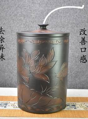 云南建水紫陶储水桶大容量
