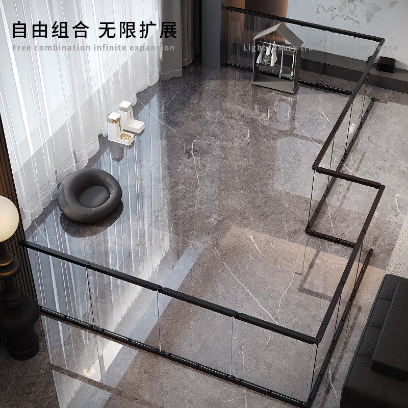 萌小宝透明狗围栏亚克力宠物围栏室内小型犬狗狗家用防黑色可拼接,宠物/宠物食品及用品,狗笼子,淘宝优惠券,粉丝福利购,淘宝优惠卷